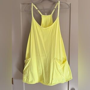 FP Movement Hot Shot Mini Dress in SOUR CITRUS